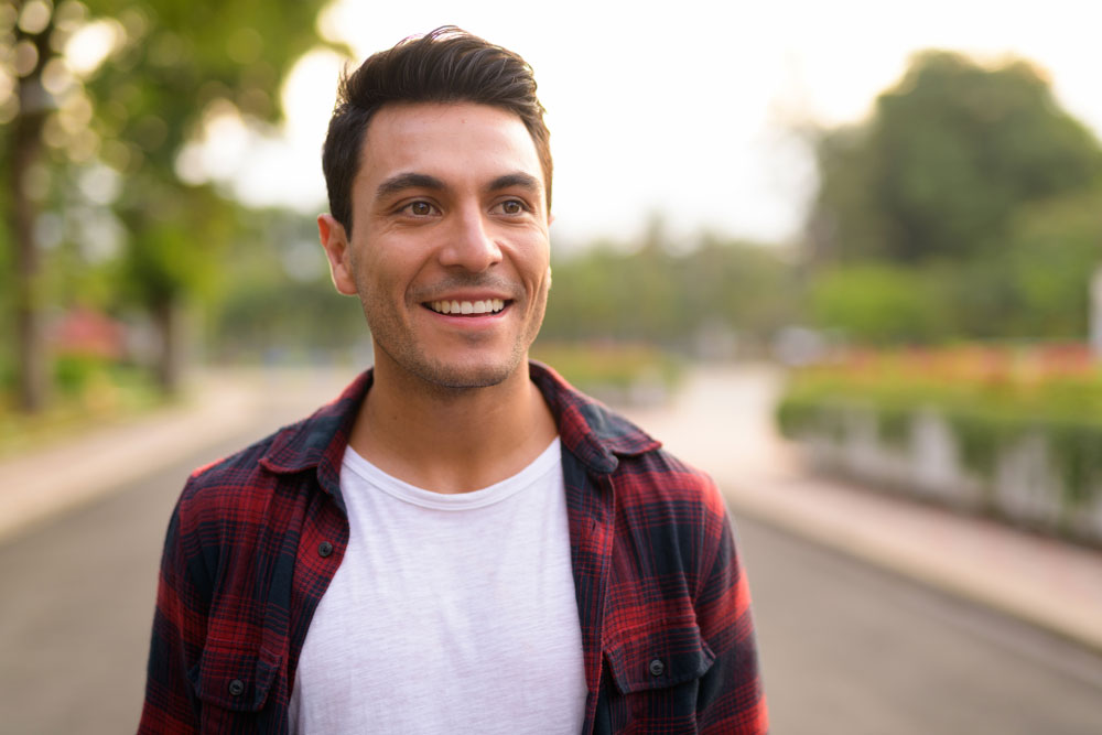 smiling man after completing second change reentry program